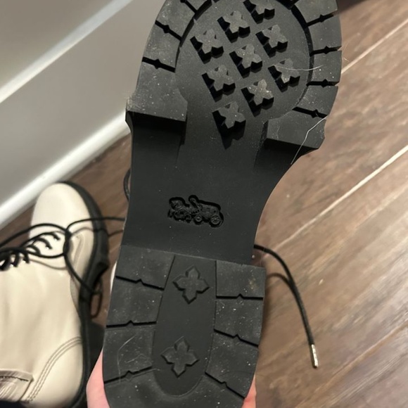 COACH Women's Lorimer Combat Boots - Picture 4 of 10